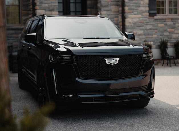 Black Cadillac Escalade SUV